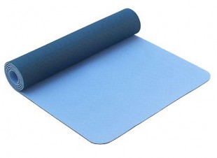 Tapis de Yoga Eco-Terre 183 cm X 60 cm x 6 mm - Bleu